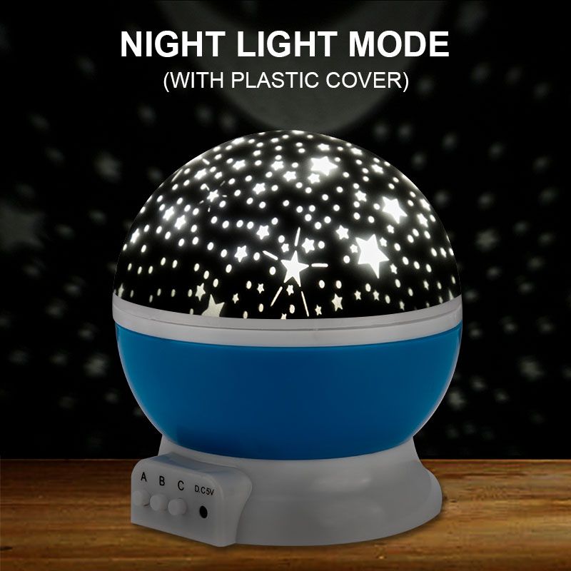 Star Projector Lamp Children Bedroom LED Night Light Baby Lamp Decor Rotating Starry Nursery Moon Galaxy Projector Table Lamp_voghion.com