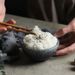 Cuenco de arroz de cerámica retro de gres de 11,4 cm, hecho a mano, para arroz, fideos y ensalada (apto para microondas y lavavajillas)_voghion.com