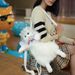 Estilo celebridade da Internet Ragdoll realista 2024 novo modelo meninas bolsa brinquedo de pelúcia gato fofo mochila_voghion.com