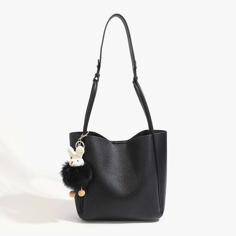 Borsa a secchiello da donna 2023, borsa a mano semplice e di alta qualità, grande capacità, borsa da ascella_voghion.com