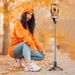 Universal joint stabilizer with expandable wireless selfie stick and tripod multifunctional remote control for_voghion.com