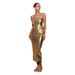 GraceChic European And American Style Cross-Border Fashion Elegant Strapless Sleeveless Sequin Long Plus Size Light_voghion.com