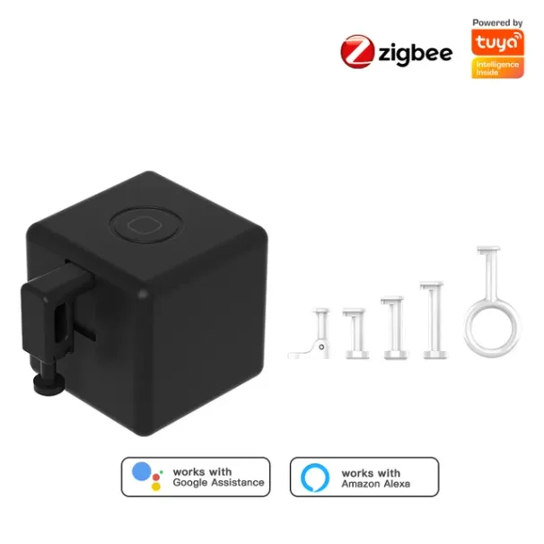 Tuya Zigbee Smart Fingerbot Switch Kits Wireless Remoter Button Pusher Robot with Multi Arms Support Alexa Google Home_voghion.com