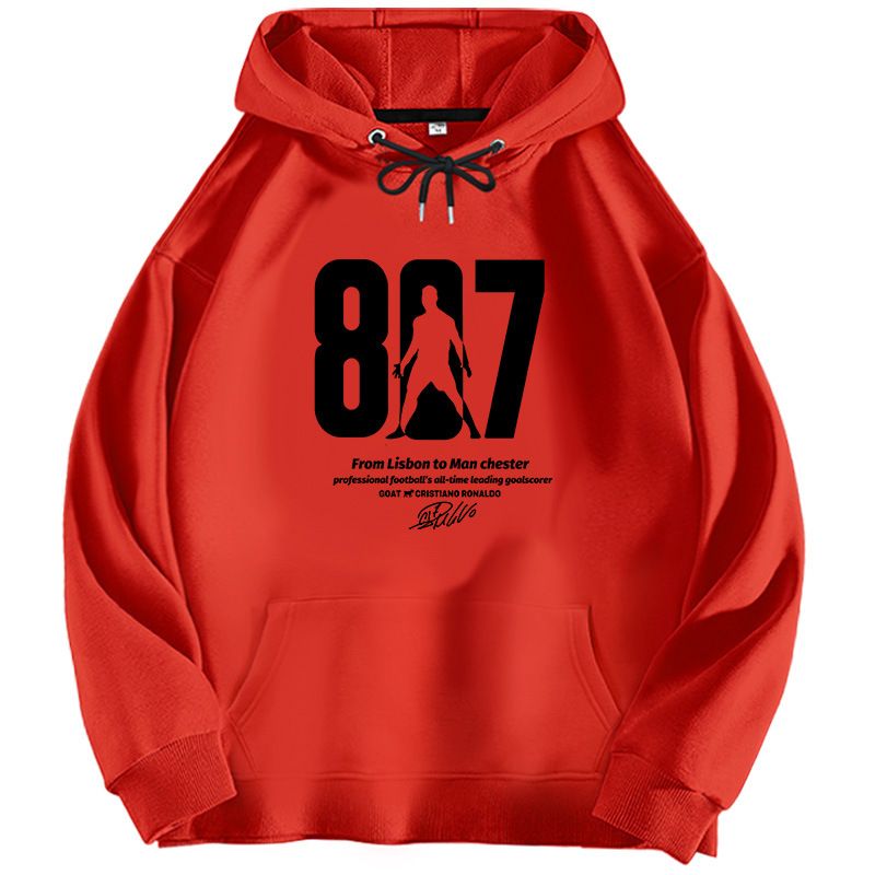 370G Fußball Sport C Luo 807 Langarm-Kapuzenpullover mit bedrucktem Herbst- und Winter-Loose-Fashion-Label für Herren und Damen_voghion.com