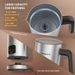 Warmer Milk Screen Steamer 4 Stainless BIZEWO Steamer For Touch Latt IN Steel Automatic Milk Coffee Electric And 1 Frother With_voghion.com