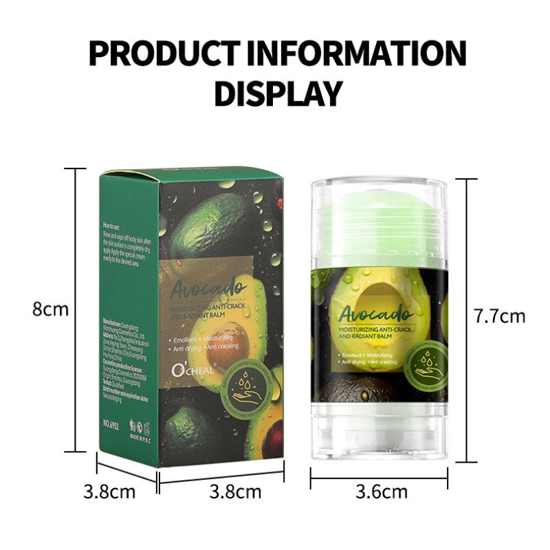 OCHEAL Vaseline Peach Moisturizing Hand Cream Foot Cream Freeze Cracking Cream Anti-Dry Anti-Freeze Anti-Cracking Cream Double Protection Stick 40g Mo_voghion.com