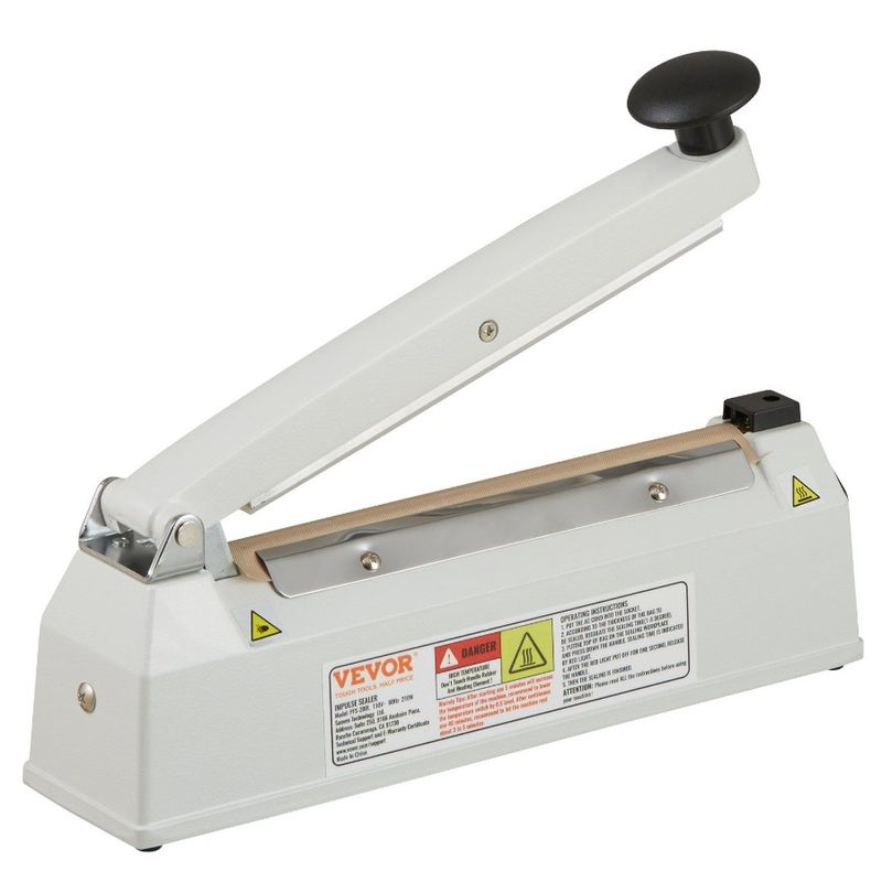 Mode Impulse Plastic Adjustable Sealers Sealer Heating Sealing 8 Heat Shrink Machine Inch Manual Wrap My With Aluminum Bag For_voghion.com