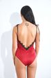 New Fun Lingerie Red Lace Suspender Backless Jumpsuit_voghion.com