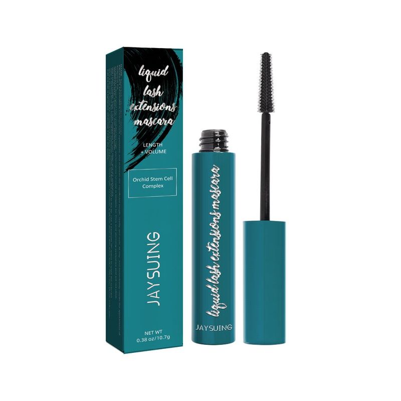 Jaysuing Mascara Cream, Long, Thin, Thick, Curling Eyelashes Will Hold The Makeup Naturally Without Blending Black Mascara_voghion.com