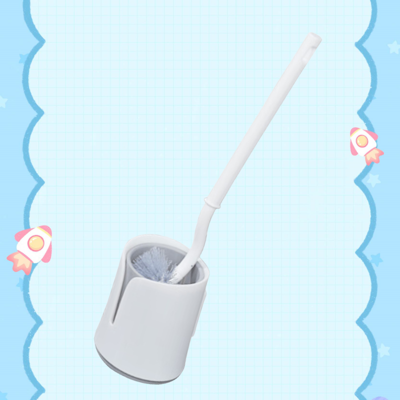Large Head Soft Bristle No Dead Angle Household Bathroom Toilet Cleaning Brush_voghion.com