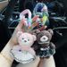Cute Puffy Skirt Personality Bear Adorable Plush Car Keychain Dress Doll Bag Pendant_voghion.com