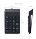 Teclado numérico USB com fio, mini teclado numérico digital fino com 18 teclas para laptop, PC, desktop, notebook e muito mais_voghion.com