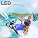 4DRC Remote Control Plane 2.4Ghz Foam RC Airplanes Helicopter Quadcopter,Spinning Drone With Cool Light,Gifts For Kids Adults.Logistics Is Randomly_voghion.com