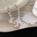 Fashion Imitation Pearls Collar Vinatge ABS Pearl Pendant Necklace For Women Simple OT Buckle Clavicle Chain Party Jewelry_voghion.com