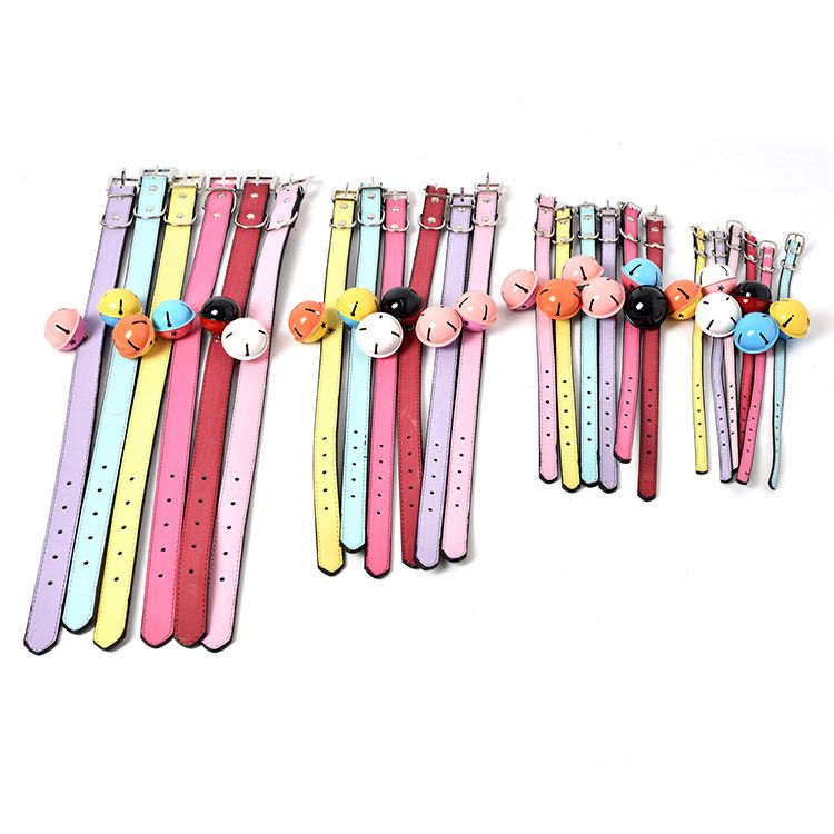 Nowe produkty dla zwierząt: regulowana skórzana obroża, wiele modeli dzwonków na szyję dla psów i kotów_voghion.com