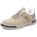 Herren Herbst Winter, Arbeit Freizeit Board Plüsch und warme Baumwollschuhe, wasserdicht, rutschfest, verschleißfeste Sportschuhe_voghion.com