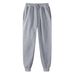 boy Spring And Autumn New Sports Sweatpants Korean Version Fleece Lined Thickened Slim Fit Casual Fashion Trendy Men's_voghion.com