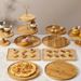 Alzata per torte in legno a 2 livelli - Espositore per dessert di alta qualità per frutta, caramelle e pasticcini - Vassoio di portata multilivello_voghion.com