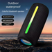 German Heavy Cannon 16W Bluetooth Outdoor Fabric Dual Waterproof Wireless Card Slot Speaker Subwoofer_voghion.com