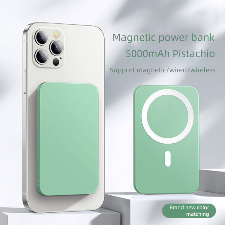 Magnetic Power Bank Universal For Phone 8-15 Pro Max Wireless Back Clip Battery Compact And Portable_voghion.com