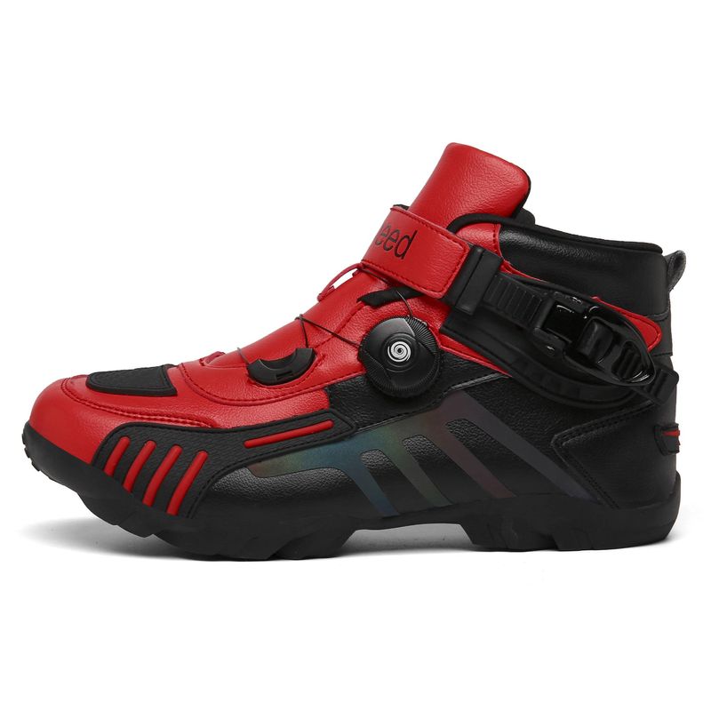 Chaussures de moto pour hommes et femmes en toutes saisons, bottes de moto tout-terrain, bottes courtes de course, équipement de voyage pour moto d'hiver_voghion.com
