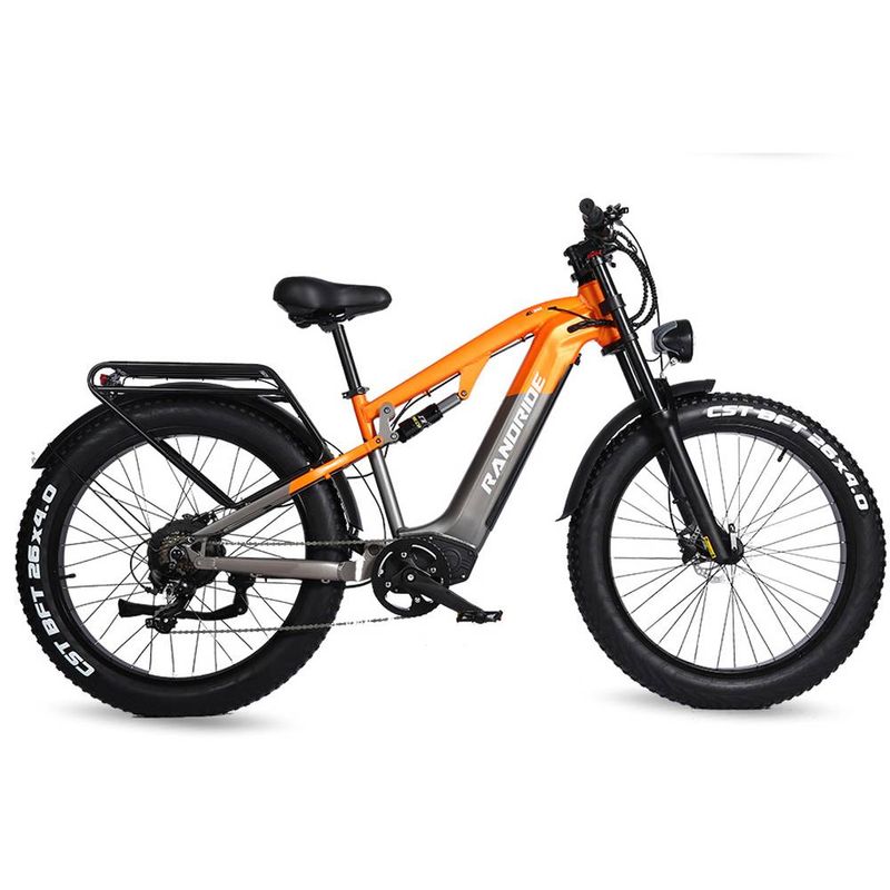 RANDRIDE YX80 elektrijalgratas, 1500 W harjadeta mootor, 48V 20Ah aku, 26x4,0'' CST Fat Tire Ebike, 50 km/h kiirus, hüdrauliline pidur_voghion.com