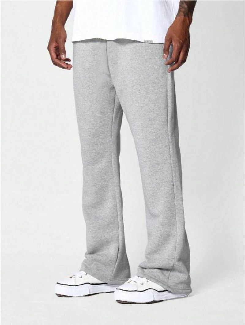 Men's Clothing Wide Leg Pants Sweatpants Loose Sports Solid Color Versatile Casual Sweatpants_voghion.com