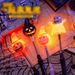 Halloween LED Hand Crank Pumpkin Lantern Bar Party Decoration Atmosphere Light Send Children Gift Small Ornaments_voghion.com