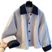 Women's High-end Color-blocking Lapel Trench Coat For Women Spring And Autumn 2024 New Loose Versatile Workwear Ja_voghion.com