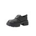 Lederschuhe mit Schnalle im britischen Stil mit dicker Sohle, 2024 neue Schwammkuchensohle, erhöhte polierte Einzelschuhe, kleine Größe_voghion.com