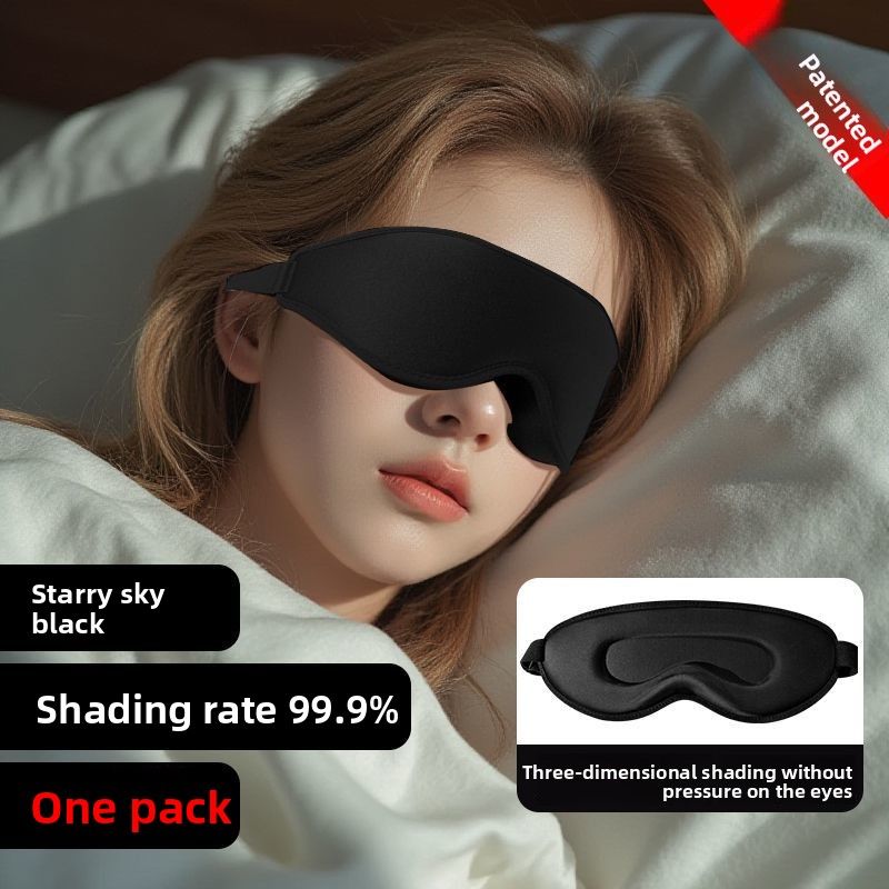 Masque d'aide grand format tridimensionnel, bloquant la lumière, pour le sommeil au bureau, pour hommes et femmes, soulage la fatigue oculaire et la sieste_voghion.com