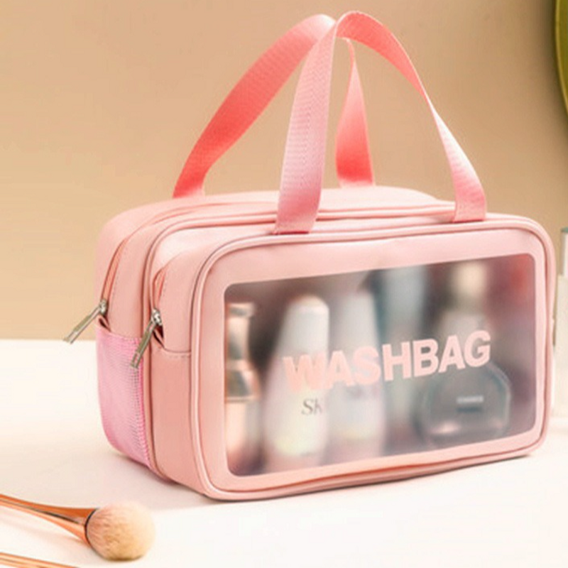 Women's Bags Large capacity dry and wet separation cosmetic bag women's portable cosmetic storage bag new toiletry bag travel bag_voghion.com