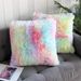 Sofa Throw Pillow, Headrest, Plush Gradient Throw Pillowcase, Plush Car Lumbar Support_voghion.com
