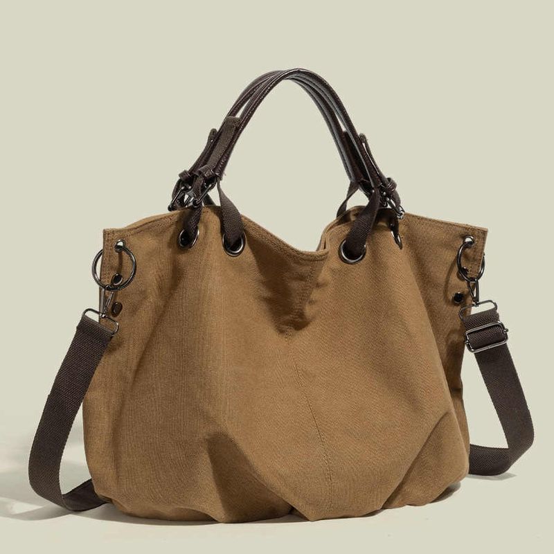 Borsa da lavoro retrò, borsa in tela alla moda per uomo e donna, nuova borsa a tracolla multifunzionale di grande capacità_voghion.com