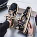 ShoeVault Men's 2025 New Autumn Fabric Versatile Height-Increasing Thick-Soled Popular Sports Casual Ins Trend Dad Shoes_voghion.com