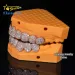 Grillz Hip Hop Iced Out in argento 10k 14k 6 oro vero coltivato in laboratorio HPHT VVS Moissanite naturale_voghion.com