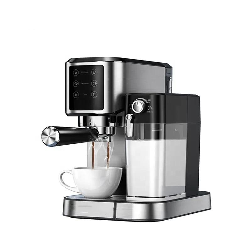 PSCM5120 1350W semiautomatisk espressomaskine 20Bar (ULKA) Højtrykspumpe 1,8L vandtank Elektronisk berøringsknap Pulverhammer 51mm_voghion.com