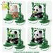 HUIQIBAO DIY Bonito Panda Forma Micro Modelo Blocos de Construção Conjunto Cidade Criatividade Zoológico Animal Mini Tijolos Brinquedos para Crianças Presente Criança_voghion.com