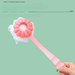 Children's Sponge Ball Long Handle Soft Bristle Brush Bath Scrubber Lazy Back_voghion.com