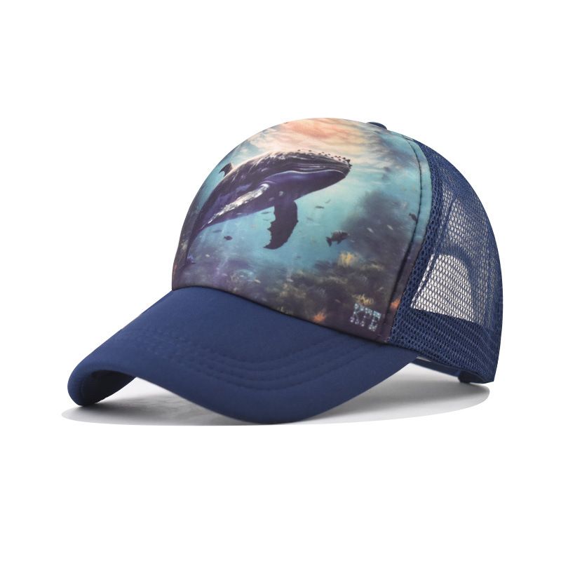 Personalized Full-color Print Animal Net Caps Embroidered Baseball Caps Men's And Women's Hats Animal Cap_voghion.com