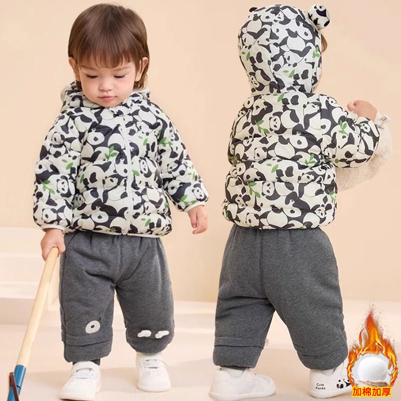 Children's Cotton Clothes Boys Winter 2025 New Stylish Boys Cotton Coat Baby Cotton Jacket Children's Autumn And Winter Clothes_voghion.com