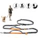 Hands-Free Cat And Outdoor Running Reflective Dual Retractable Pet Dog Leash_voghion.com