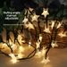 Solar Star String Lights – 8 Lighting Modes, Waterproof PVC Fairy Lights (Warm White/Cool White/Color Changing)_voghion.com