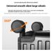 Premium Aluminum-Magnesium Alloy Suitcase With 360° Spinner Wheels, TSA Lock - 20", 24", 26", 29" Sizes For Business Travel_voghion.com