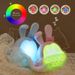 Cute Cartoon Benny Rabbit Night Light Bedroom Atmosphere Light Bedside Lamp Easter Bunny Lamp_voghion.com