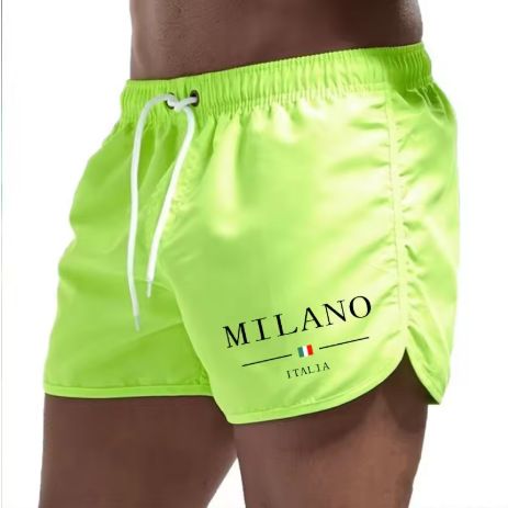 Schnelltrocknende Badeshorts für Herren mit Stadt-Print – Leichte Strandshorts zum Schwimmen, Joggen und für die Freizeit – Sommer-Outdoor-Aktivshorts_voghion.com