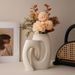 Behanmei Nordic plain embryo vase white ins style ornaments home living room creative flower utensils cross-border dropshipping_voghion.com