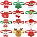 Cross-Border New Christmas Pet Adjustable Size Dog Cat Plush Bow Tie_voghion.com