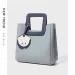 Taschen Schöne hellblaue Damenhandtasche aus echtem Rindsleder mit quadratischem Griff, Designer-Tragetasche für Damen_voghion.com