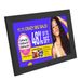 Moldura digital para fotos HD de 10,1 polegadas 1280 * 800 IPS, álbum eletrônico, fotos, música, filme, relógio com controle remoto_voghion.com